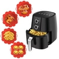 thumbnail image 2 of Matoen Reusable Silicone Air Fryer Liners Flower Shaped Air Fryer Liners Red, 2 of 8