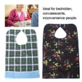 thumbnail image 3 of ZJchao Baberos para Adultos Mayores Paquete De 2 Baberos para Adultos para Comer, Ropa Reutilizable Protector De Ropa Ropa Lavable Doble Capa Impermeable Mealtime Babero para Comer Khall JM14627, 3 of 6