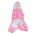 thumbnail image 1 of Pet Reflective Raincoat Legs Covered Cute Waterproof Skin Friendly Dog Hooded Raincoat for Outdoor Pink XL, 1 of 1