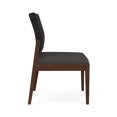 thumbnail image 2 of Pemberly Row Waiting Reception Armless Guest Chair Wood Frame in Gray, 2 of 5