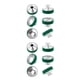 thumbnail image 2 of Wosthever Saxophone Aluminum Alloy Music Playing Accessory Instrument Fittings Mute Silencing Beginner Sax Tool Dampener Woodwind 2piezas, 2 of 6