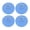 Blue, variant on BIMZUC 4PCS D Ring Patch PVC Round Stainless Steel Pad for Boat Raft Paddle Board Black 3.9 in / 10 cm