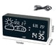 thumbnail image 2 of Reloj Despertador Digital Led, Reloj De Temperatura Y Humedad, Aplicación Wifi, Red Inalámbrica Inteligente, Reloj Electrónico, Reloj De Mesa Cateissary HA017893-00, 2 of 7
