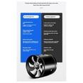 thumbnail image 2 of Low Decibel Quiet Voice Super Suction Draft Fan Pipeline Exhaust Ventilator Exhaust Fan Duct Ventilation Blower Fans 6In, 2 of 5