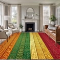 thumbnail image 2 of Black History Month Large Area Rugs 5x8 ft Retro Colorful Grain Washable Rug Non Slip Indoor Carpet Absorbent Floor Mat for Living Room Bedroom Dining Room, 2 of 9