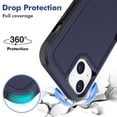 thumbnail image 4 of iPhone 14 Plus Case, Allytech Military Grade Protective Anit-Scratch Shockproof Drop Proof Bumper Defender Back Cover Case for Apple iPhone 14 Plus 6.7" - Darkblue, 4 of 5