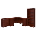 thumbnail image 2 of kathy ireland Office L Desk with Lateral File and Bookcase in Cherry, 2 of 8