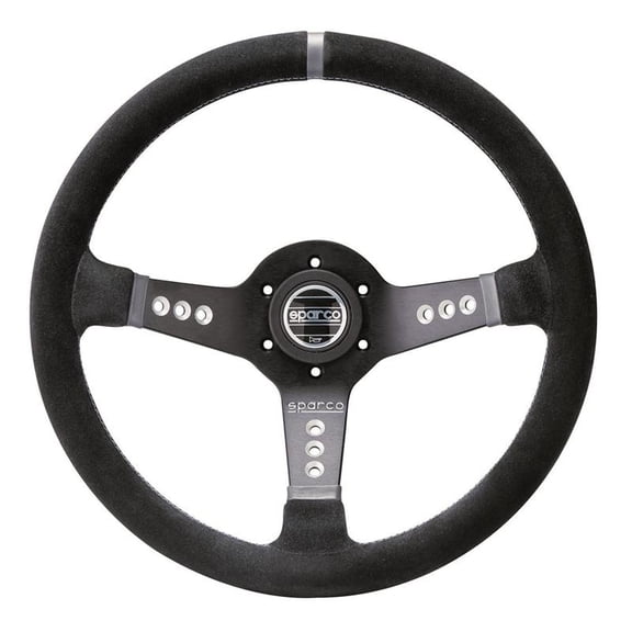 Sparco 015L800SC L777 Steering Wheel, Black, Suede