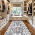 thumbnail image 3 of YOUFORTONG 4x10 Hallway Washable Runner Rug,Vintage Soft Non-Slip Farmhouse Rug, Indoor Carpet for Kitchen Entryway Bathroom Living Room Bedroom,Brick, 3 of 6