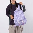 thumbnail image 5 of 3Pcs Star Print Backpack Set Preppy Lightweight Casual Bookbag with Lunch Box & Pouch, 5 of 5