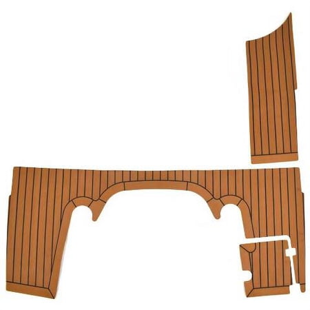 Chaparral Boat Swim Platform Mats 60.00484 | 257 SSX Brown (Set of 3)