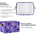 thumbnail image 2 of Coolnut Butterflies Print Foldable Canvas Storage Bin, Sturdy Fabric Storage Basket with Handles, Storage Cube Box for Organizing Shelf Nursery Toy Closet 1PCS#29 Home Decor, 2 of 7