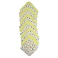thumbnail image 3 of Bambini 023-3-Packs Wash Cloth Set, Yellow with Assorted Prints - 12 Piece Pack, 3 of 3