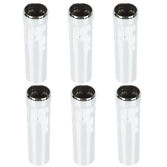 6 Pcs Bulb Base Bulbs Candelabra Replacement Sleeves Chandelier Socket Candle Tear Iron