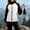 Black, variant on Skinny Wind Breaker Jacket Womens Windproof Fall Rain Zip Up Coats for Women Long Sleeve Hooded Color Block Outerwear Gray L