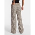 thumbnail image 3 of No Boundaries Mini Waist Wide Leg Pants, 31" Inseam, Women's XXS-XXL, 3 of 5