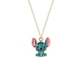 thumbnail image 1 of Cute Cartoon Character Necklace - 3D Pendant Stitched Necklace with 18" Chain Blue, 1 of 5