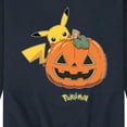 thumbnail image 3 of Pokémon - Pikachu Pumpkin - Men's Crew Neck Fleece Pullover, 3 of 5