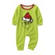 thumbnail image 1 of Moonsky| Green Flannel Christmas Pajamas For Family Parent-child Warm Christmas Set Christmas Letter Printed Home Wear Pajamas Two-piece Mom Set Matching Christmas Pjs For Family 18 Months, 1 of 3
