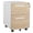 Wood grain, variant on Fully Assembled 2-Drawer Mobile File Cabinet with Lock, Rolling Metal Filing Cabinet Under Desk - Anti-Tip Pedestal - Fits Letter/Legal/A4 - Home Office Storage - Matte Black