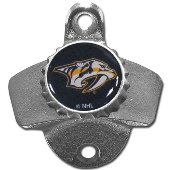 NHL Nashville Predators Wall Mounted Bottle Opener
