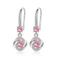 thumbnail image 2 of SPRING PARK Women Drop Earrings Cubic Zirconia Tassel Four-leaf Clover Jewelry Gift for Birthday, 2 of 7