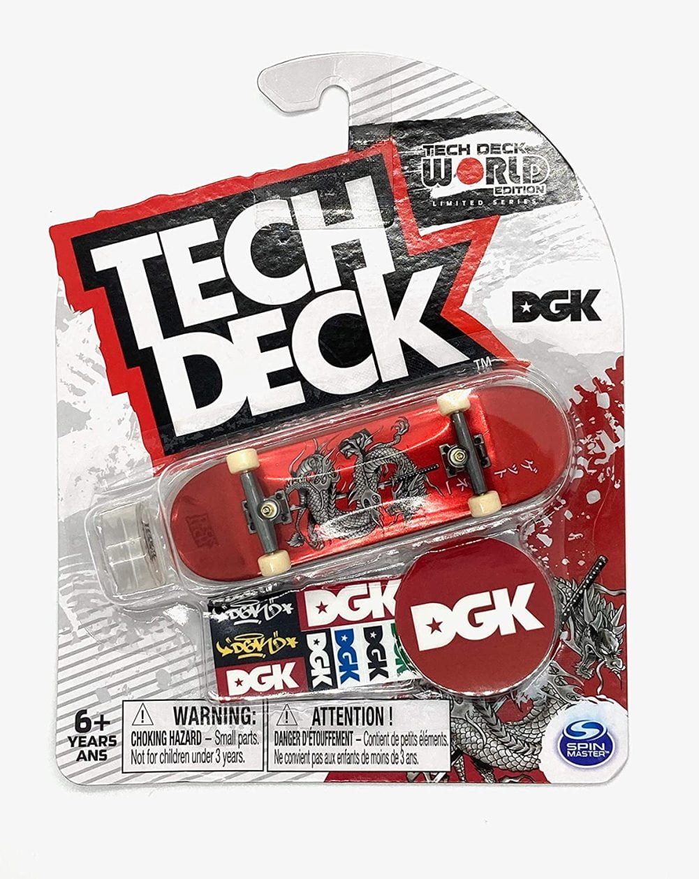 Tech Deck World Edition Limited Series DGK Get Money Skateboard Deck