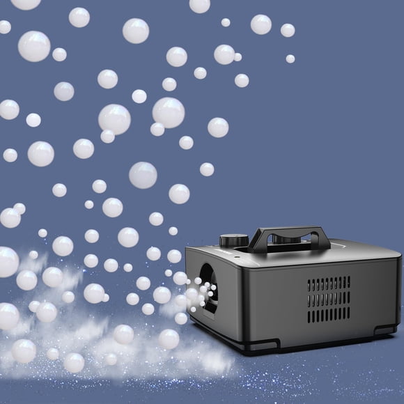 Máquina de burbujas de niebla Wisdomlit, fabricante de burbujas de humo 2 en 1, 400 W