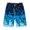 A-Blue136, variant on XIAOCHA Gradient Plaid Swim Shorts For Men Elastic Drawstring Summer Beach Trunks