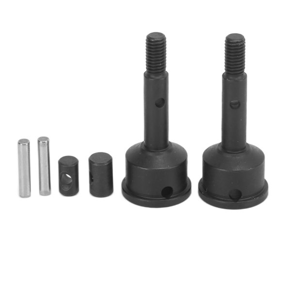 MAYUJIAA 2pcs RC Wheel Axle Steel Drive Shaft Cup Replacement with Pole and Axle Pin for TRAXXAS UDR 1/7 RC CarBlack HW313-84326