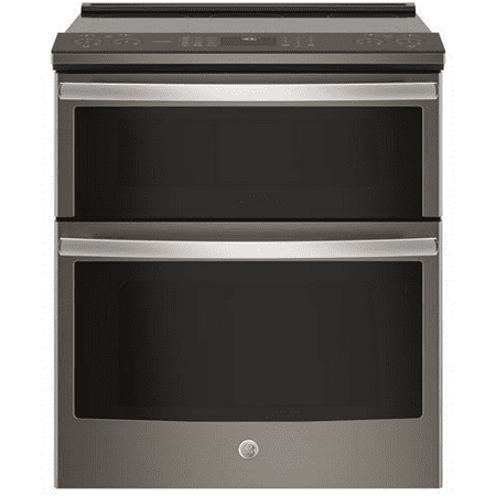 GE Profile Slate PS960ELES 30"" Slide In Electric Double Oven Convection Range with 6.6 cu. ft. Total Capacity