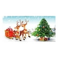 thumbnail image 2 of Vikakiooze Christmas Background Cloth, Poster Of Christmas Cover Garage Door, Wall Murals, Winter,Outdoor, Large Door Decoration For Interior And Exterior Decoration Of Christmas, 2 of 9