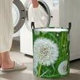 thumbnail image 5 of Goofa Dandelion Flower In The Meadow Printed Circular Hamper,Laundry Basket with Handles,Storage Baskets Foldable,Large Capacity Laundry Hamper-Small, 5 of 6