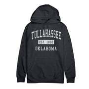 Tullahassee Oklahoma Classic Established Premium Cotton Hoodie