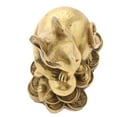 thumbnail image 2 of 2x Latón Chino Zodiaco Animal Estatuilla, 2 of 7