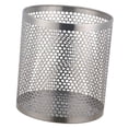 thumbnail image 2 of Papelera de malla de acero inoxidable, práctica papelera para residuos. Plata, 2 of 9