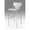 White, variant on Creative Images International Faux Leather 26" Bar Stool in Black (Set of 2)
