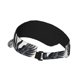 thumbnail image 2 of Fotbe Artistic Black White Peacocks Visera Deportiva con Diseño, Gorra Abierta Ajustable de Algodón para Mujer y Hombre, 2 of 7