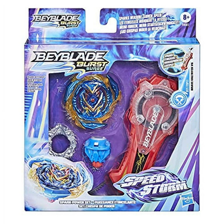 Beyblade Burst Surge Speedstorm Spark Power Set, Includes Top and Launcher