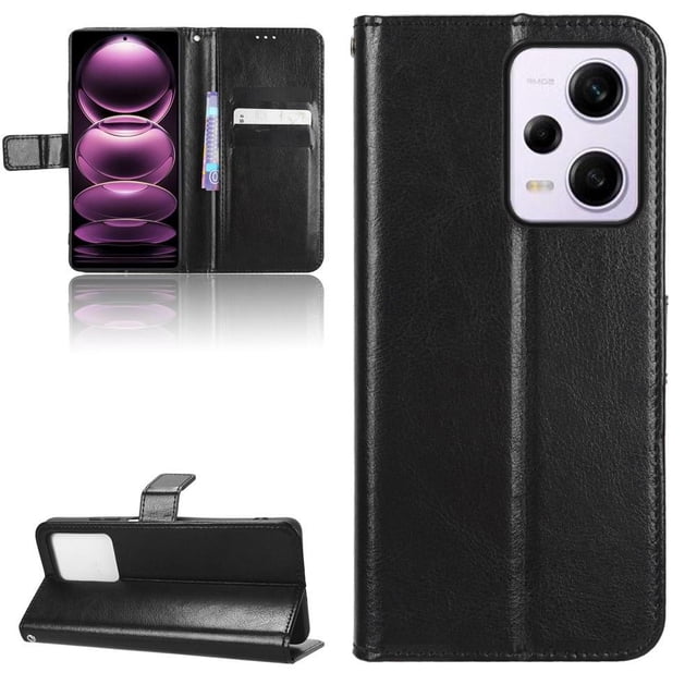 Flip Case for Xiaomi Note 12 Pro Plus 5G All-in-One Wallet Multifunctional Folio Flip Cover with Card Holder and Detachable Wrist Strap
