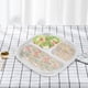 thumbnail image 4 of Bandeja dividida de acero inoxidable para almuerzo, cena, plato, bandeja dividida para cafetería, 4 of 7