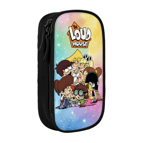 The Loud House Pencil Case, Multipurpose Pencase ,Large Capacity Durable Pencil Pouch Storage Pen Bag Organizer Stationery