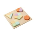 thumbnail image 3 of Clasificador de formas de madera, rompecabezas de cognición de formas y colores, rompecabezas de formas geométricas para Estilo D, 3 of 9