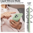 thumbnail image 3 of Shockproof Designed for iPhone 12 Pro Max Case,Liquid Silicone Phone Case with [Soft Anti-Scratch Microfiber Lining] Full-Body Drop Protection 6.7 inch Slim Thin Cover, Pale Green, 3 of 16