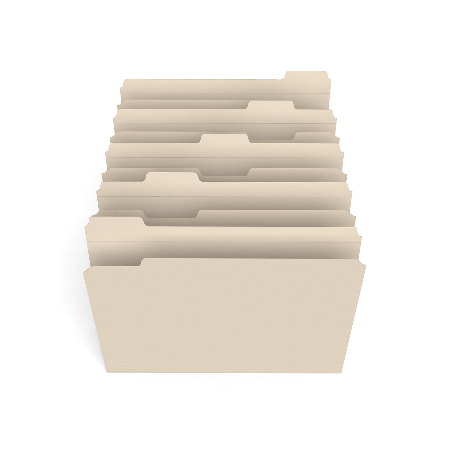 Staples Manila File Folders with Reinforced Tabs 5 Tab Letter 100/Box TR509000/509000