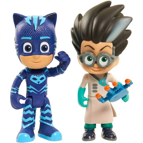 PJ Masks Figure, 2 Pack, Catboy vs Romeo