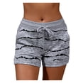 thumbnail image 2 of Women Soft And Comfy Activewear Lounge Shorts With Pockets And  Drawstring, 2 of 6
