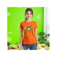 thumbnail image 1 of Playera Blusa De KIWI – Estilo Tropical que Te Llena de Vida Ropa Para Mujer Color Anaranjado Talla Chica Marca Emil SaEs, 1 of 4