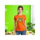 thumbnail image 1 of Playera Blusa De KIWI – Estilo Tropical que Te Llena de Vida Ropa Para Mujer Color Anaranjado Talla Extra Grande Marca Emil SaEs, 1 of 4