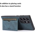 thumbnail image 4 of for Samsung Galaxy S22 Ultra Case, Slim PU Leather Wallet Case Credit Card Slot Holder Lightweight Protective Case with Kickstand for Samsung Galaxy S22 Ultra (Blue), 4 of 7